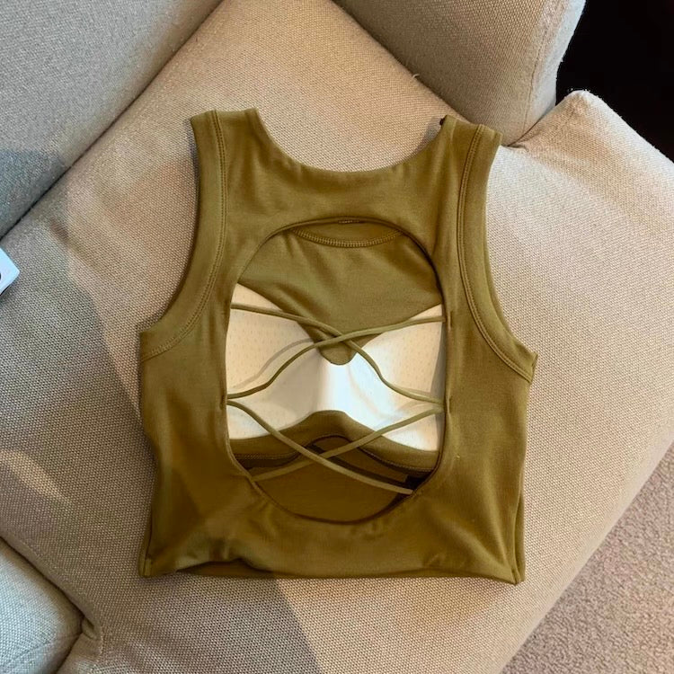 Milan EdgeCross Built-In Bra Top